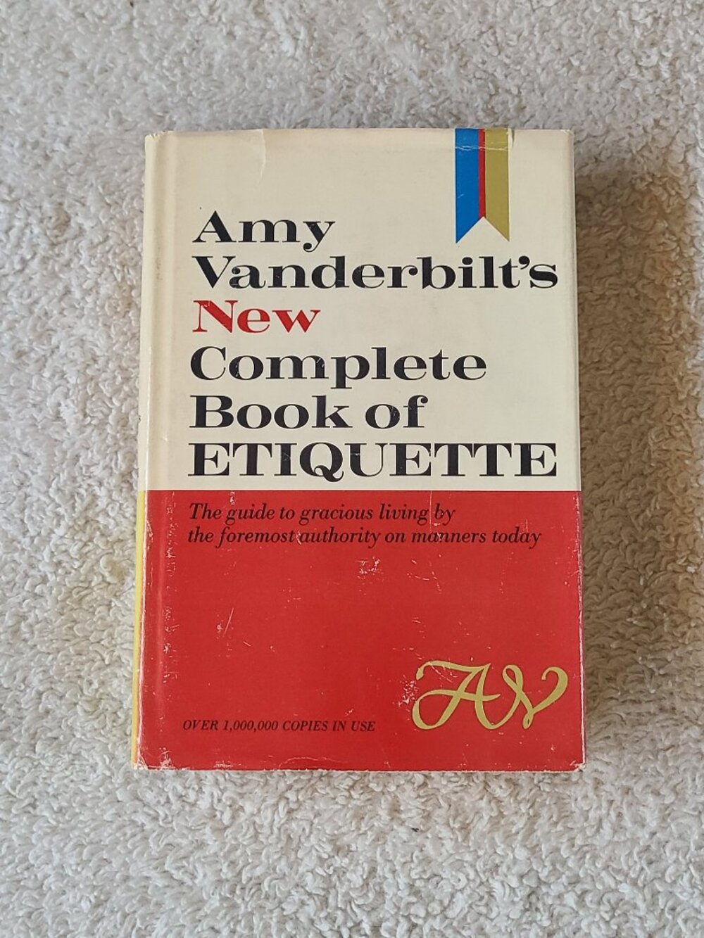 Amy Vanderbilt's New Complete Book of Etiquette Hardcover Book